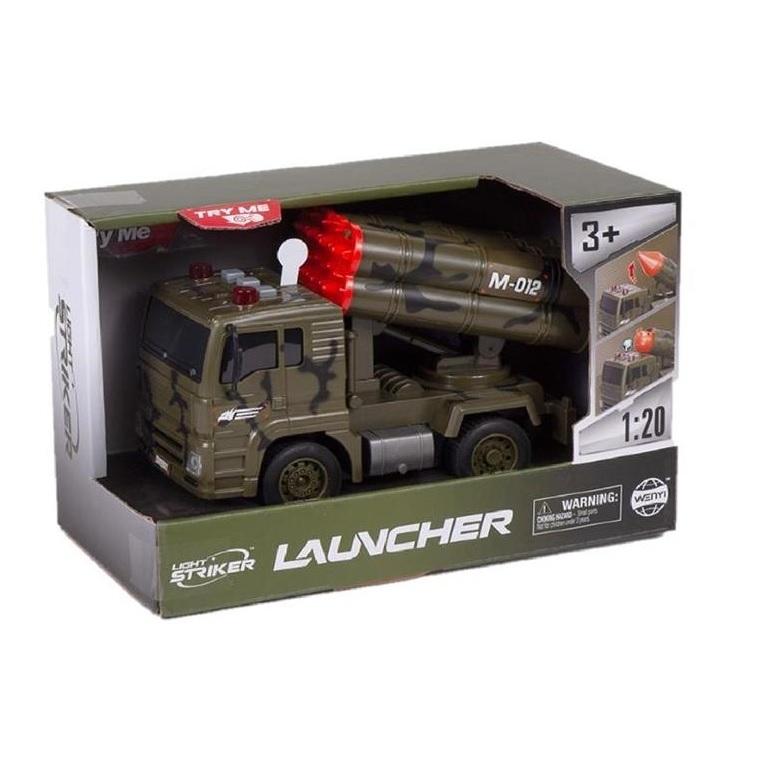 CAMION MILITAR MISILES LUZ Y SONIDO