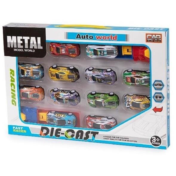 COCHES DE METAL CON LANZADERA