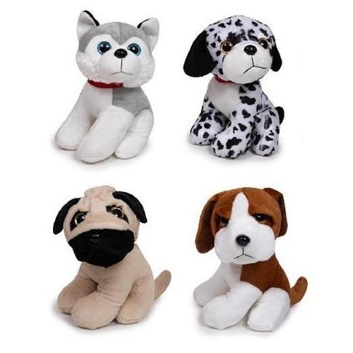 PERROS SURTIDOS 4 DIFERENT.30CM.