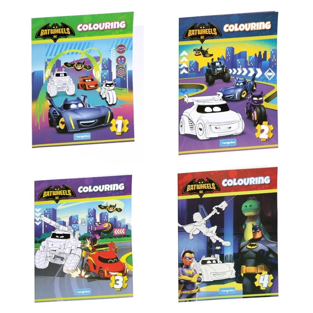 LIBRO COLOREAR BATWHEELS 32PAG
