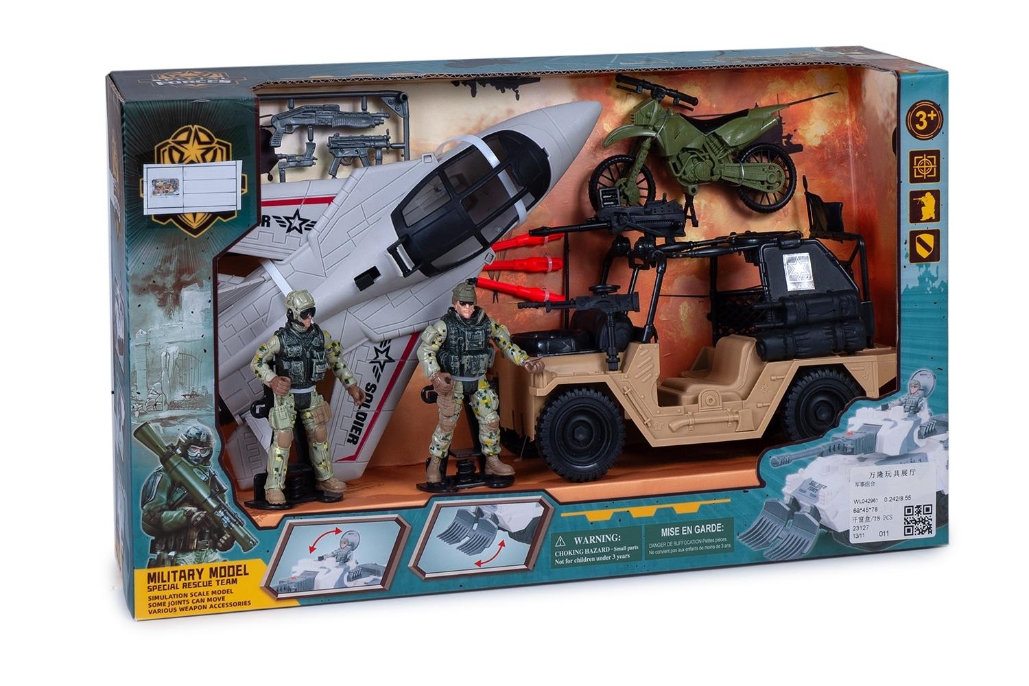 CONJUNTO MILITAR VEHICULOS SOLDADOS