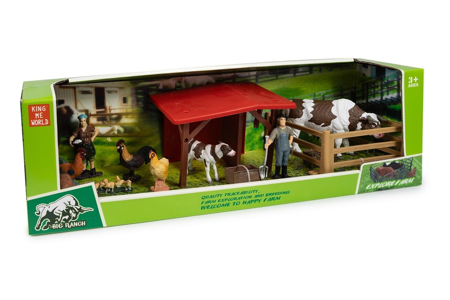 GRANJA CONJUNTO ANIMALES CAJA